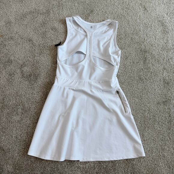 Women's White Sleeveless Shorts - Picture 5 of 8